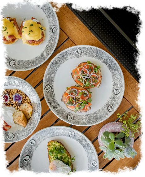 Assortiment of brunch food