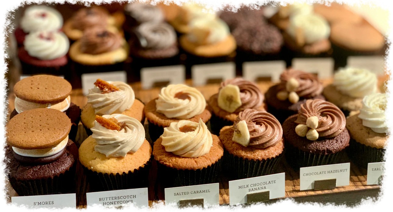 Assortiment of desserts